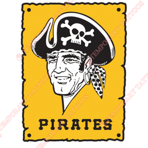Pittsburgh Pirates Customize Temporary Tattoos Stickers NO.1831